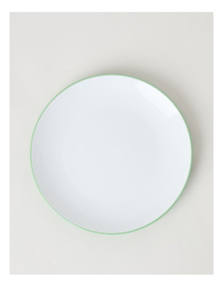 Two Tone 12pc Dinner Set in Green