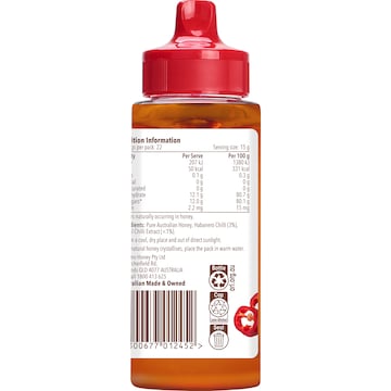 Capilano Hot Chilli Honey Squeeze Bottle 340g