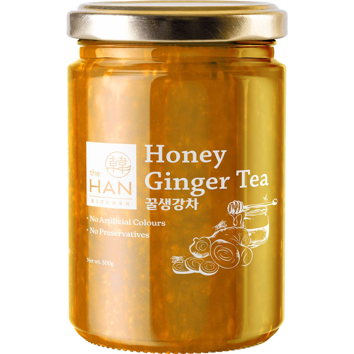 The Han Kitchen Honey Ginger Tea 500g