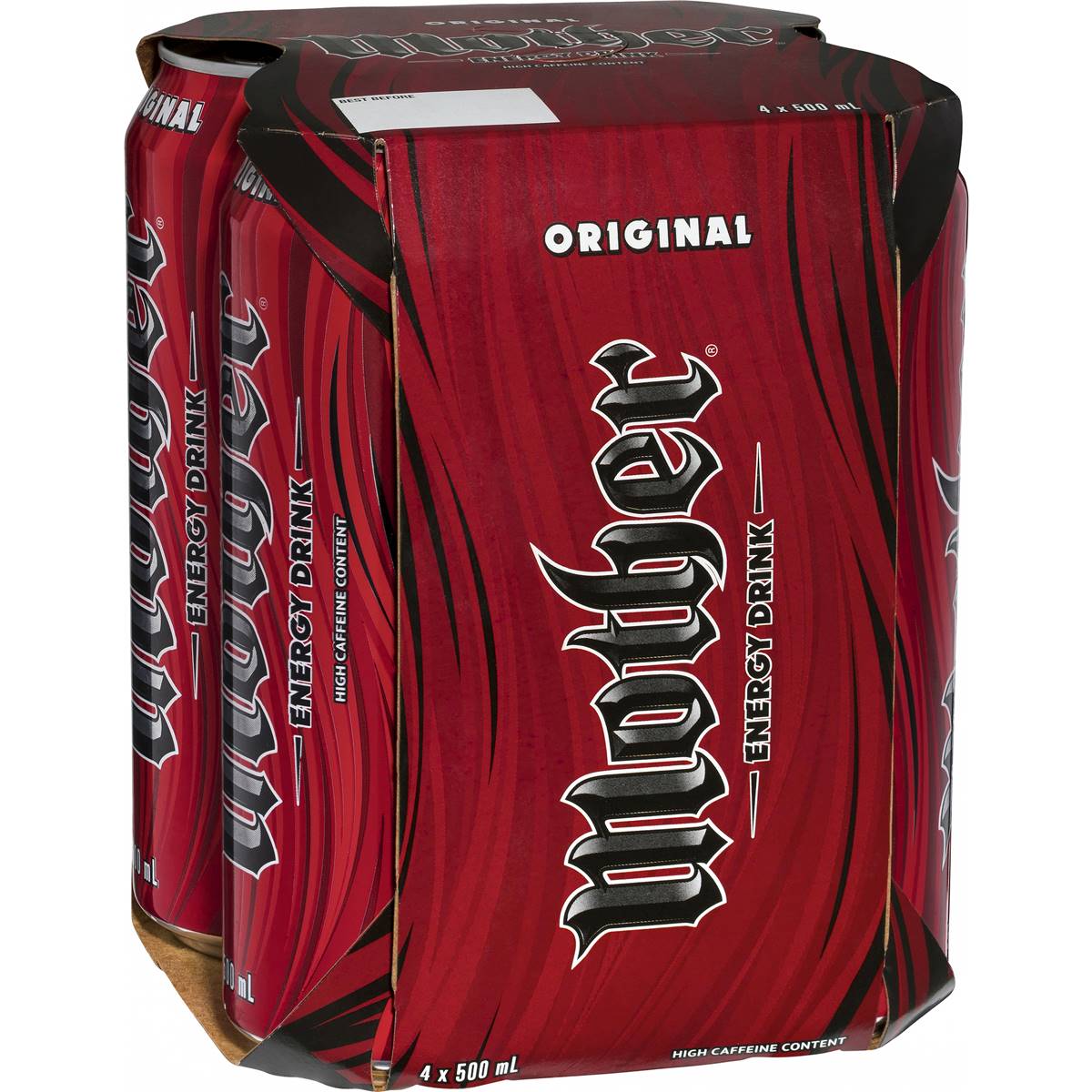 Mother Energy Drink Original Multipack Cans 500ml x4 Pack