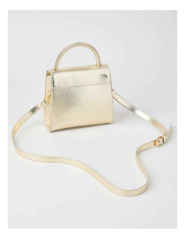Embellished Cross Body Bag in Gold