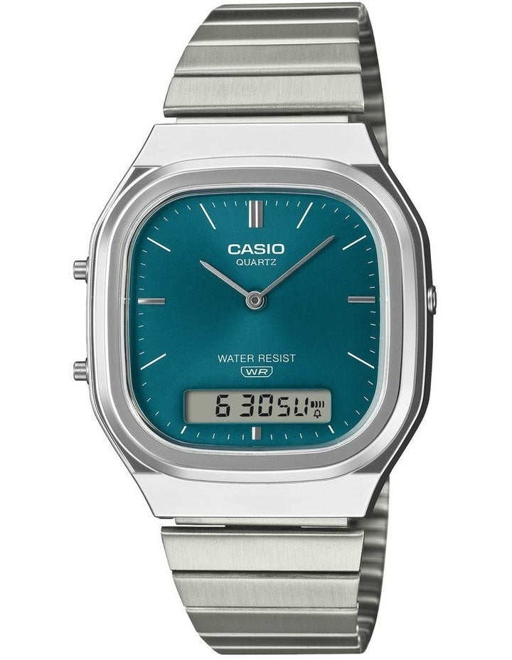 Aq240E-3A Watch in Silver