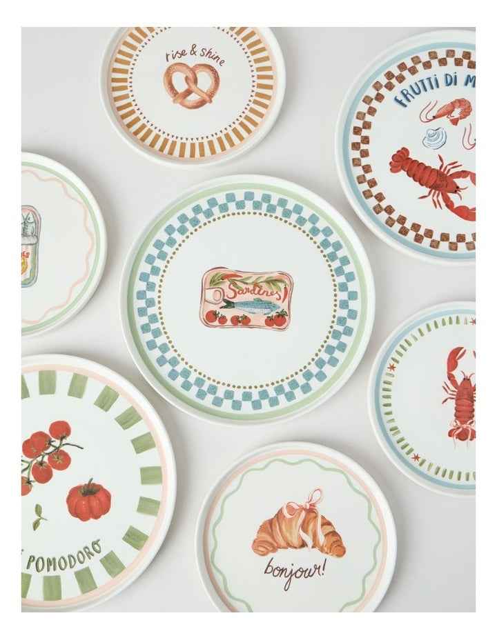 Foodie Sardines Dinner Plate