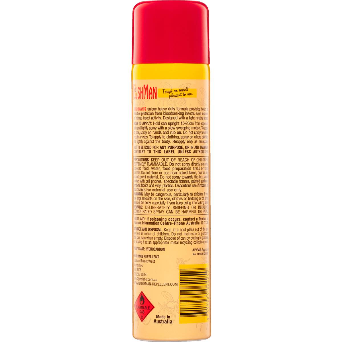Bushman Insect Repellent Heavy Duty 225g