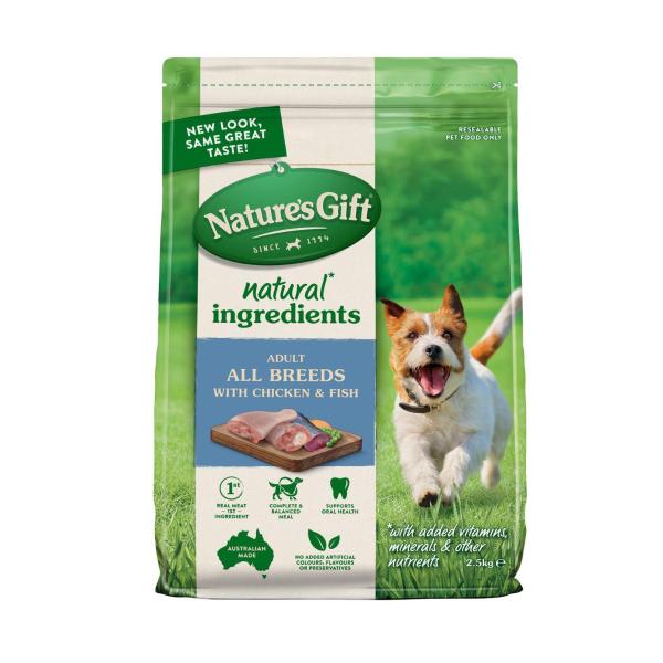 Adult All Breeds Dry Dog Food With Chicken & Fish