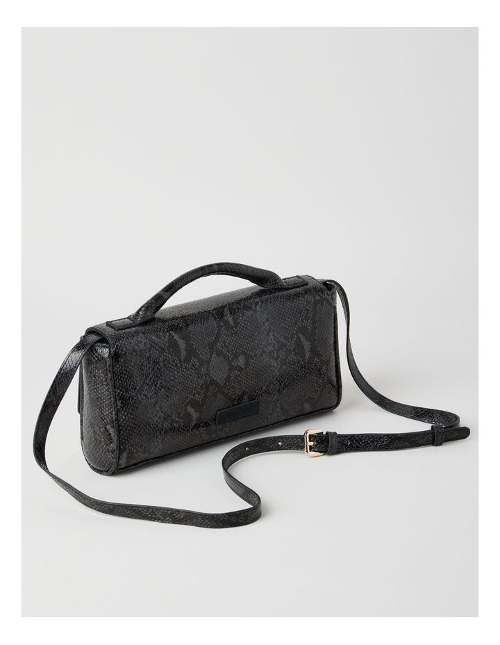Ava Satchel Bag in Black