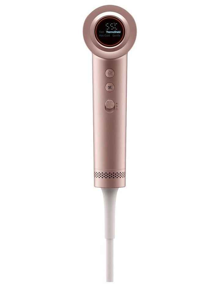 Hair Dryer 8000 with ThermoShield sensor in Champagne, BHD837/00