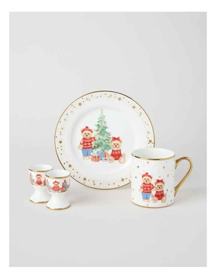 2026 Charity Bear Dessert Plate in Multi: 20.5cm