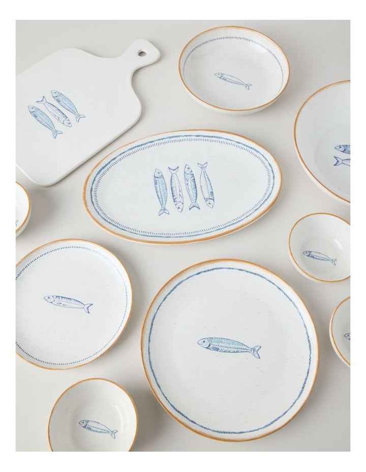 Pisces Side Plate in White