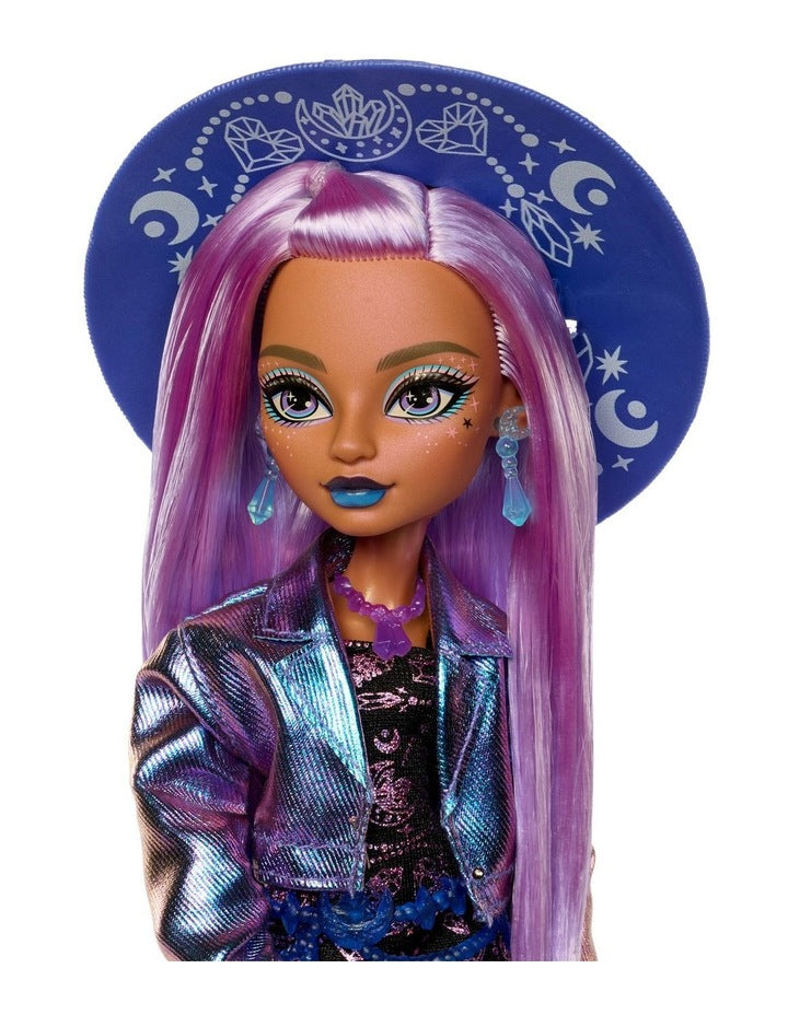Moonspell Magic by Monster High Layla Stone Fashion Doll, Crystal Witch with Accessories