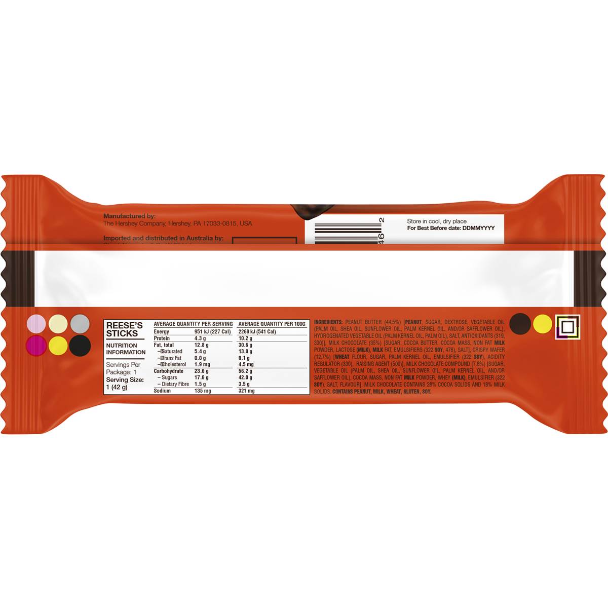 Reese's Sticks Chocolate Bar 42g