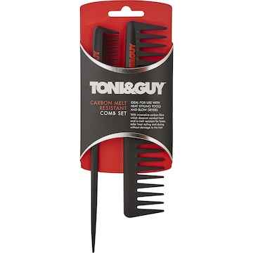 Toni & Guy Carbon Melt Resistant Comb Set each