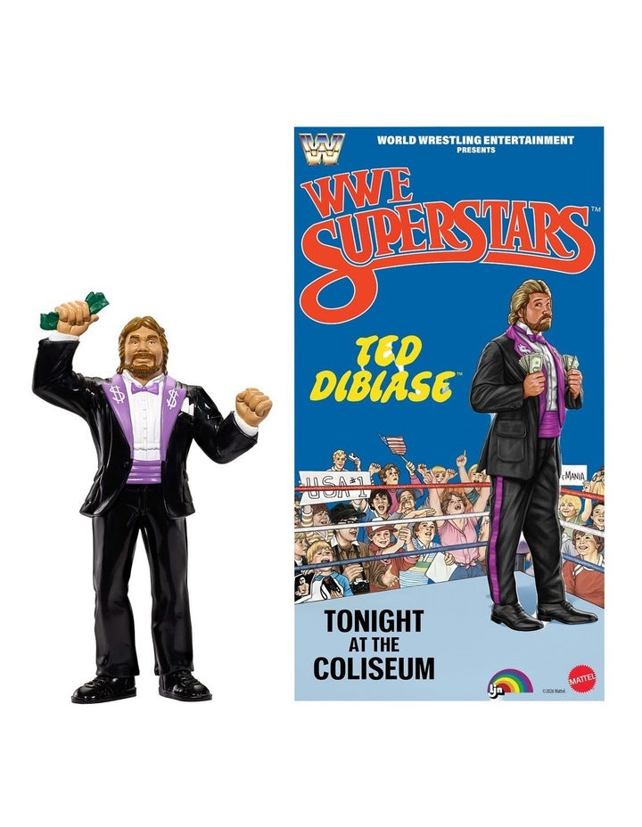 LJN WWE Superstars Action Figure, 1980s Retro 8-inch Collectible Toys Assortment
