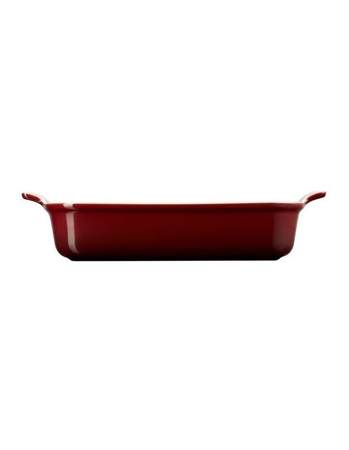 Heritage Rectangular Dish 32cm in Garnet