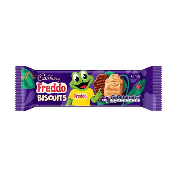 CADBURY FREDDO MILK CHOCOLATE DIPPED BISCUIT.