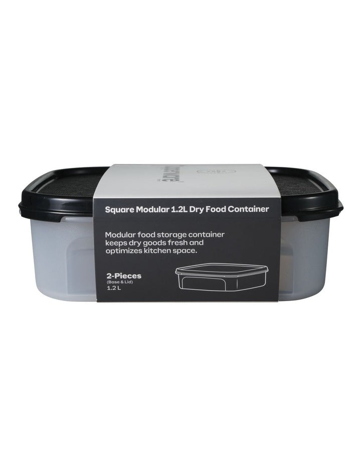 Modular Square Dry Food Container 1.2L