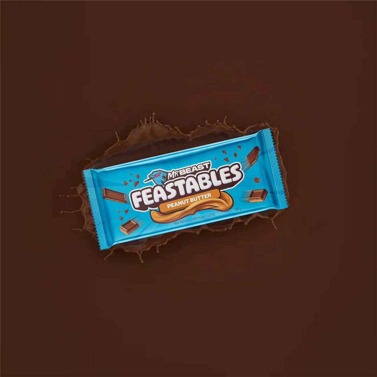 Mr Beast Feastables Peanut Butter Chocolate Bar 60g