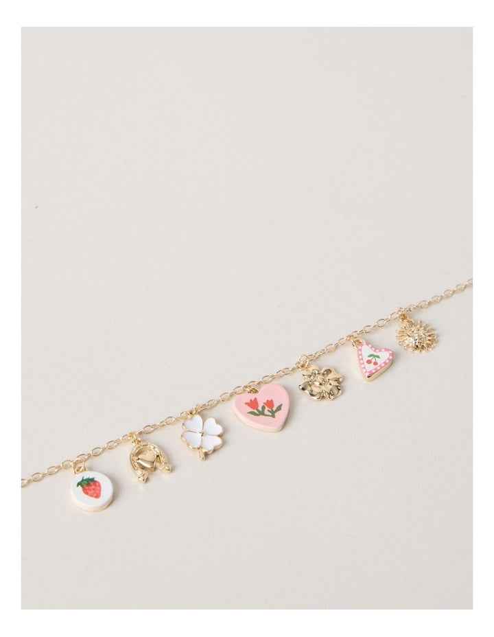 Charm Necklace in Gold