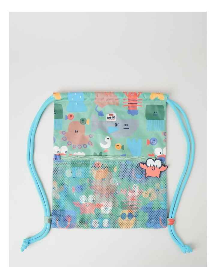 Swim Bag with Charm in Green