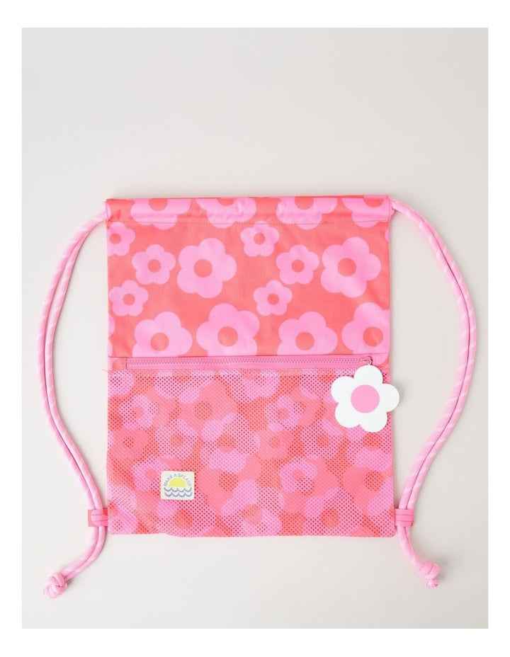 Daisy Swim Bag in Pink