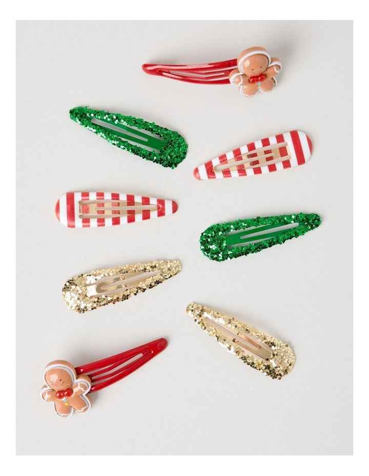 Myer Giftorium 8 Pack Novelty Christmas Hair Clips