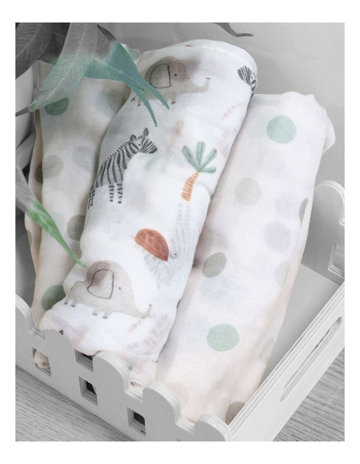 Safari 3pk Muslin Wraps