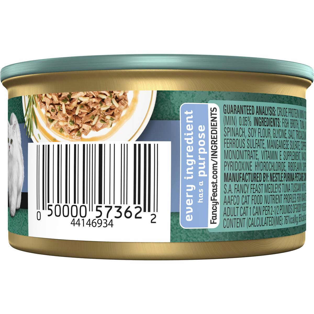 Fancy Feast Adult Medleys Tuna Tuscany Savory Sauce Wet Cat Food 85g