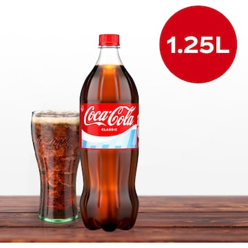 Coca-Cola Classic Soft Drink Bottle 1.25L