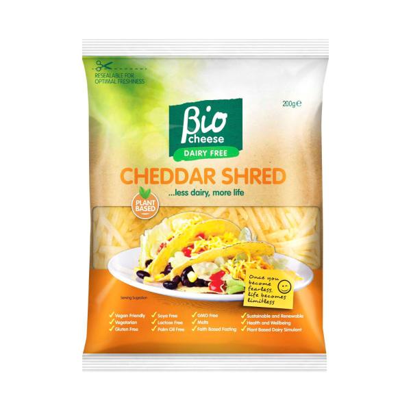 BIO CHEESE CHEDDAR SHREDDED 200G