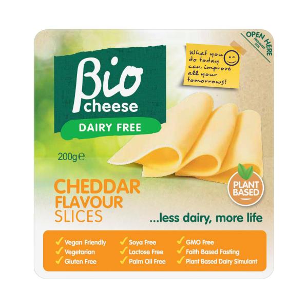 BIO CHEESE CHEDDAR SLICES 200G