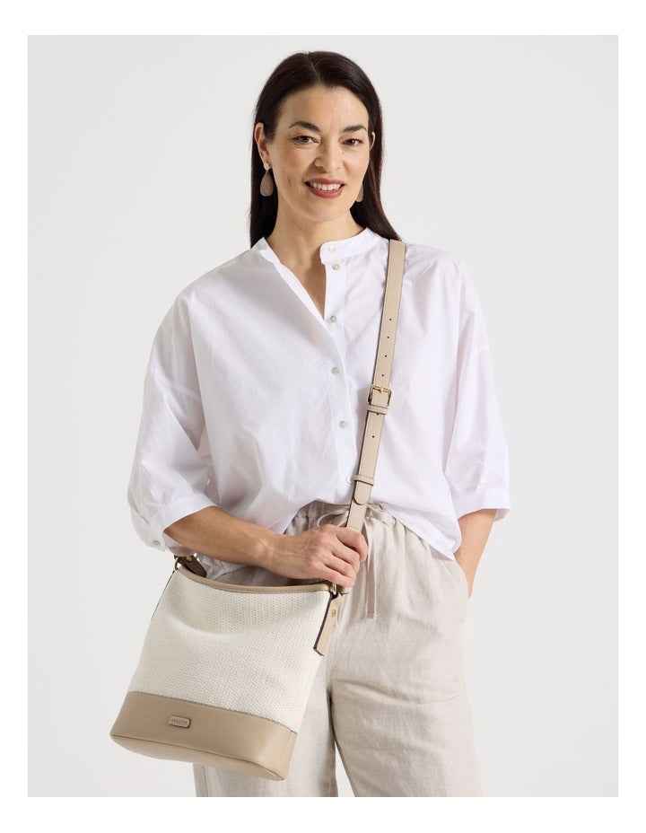 Brenda Shoulder Bag in White
