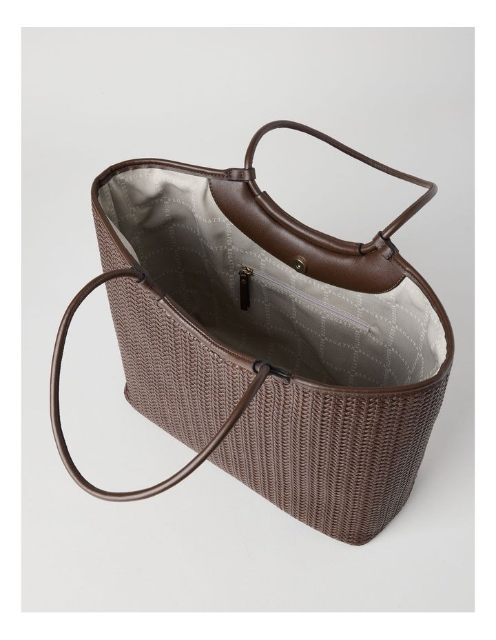 Carla Tote Bag in Chocolate