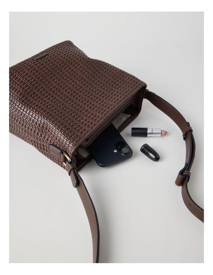 Carla Crossbody Bag in Chocolate