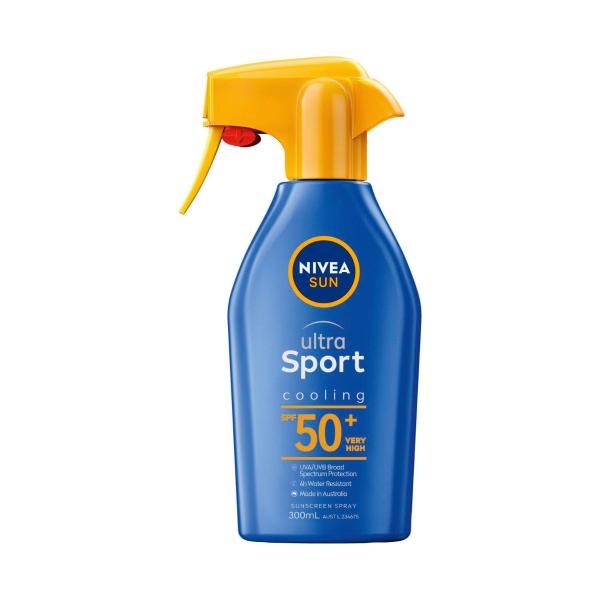 NIVEA SUN SPF 50+ SUNSCREEN SPRAY ULTRA SPORT 300ML