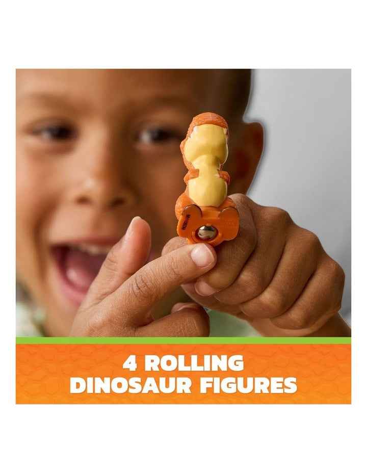 PAW Patrol: The Dino Movie, Pup Squad Dino Crew with Rex Pup Squad Racer and 4 Rollable Dinosaur Toy Figures, Toys for Ages 3+