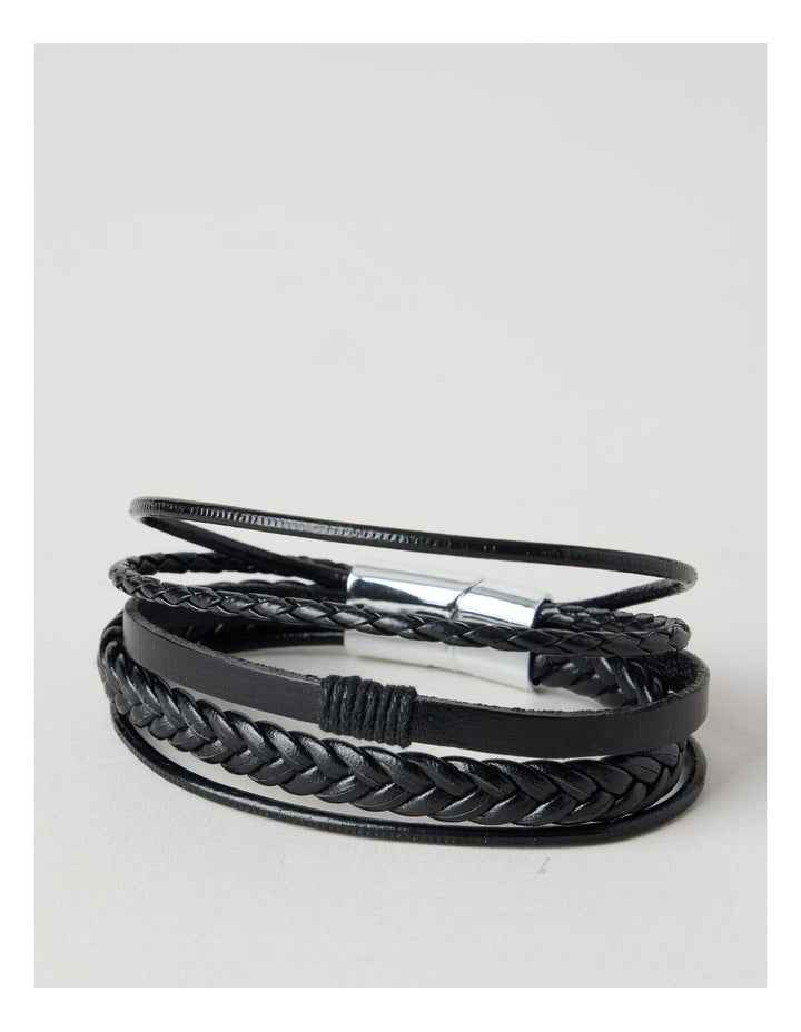 REVERSIBLE BELT & BRACELETTE GIFT SET BLACK