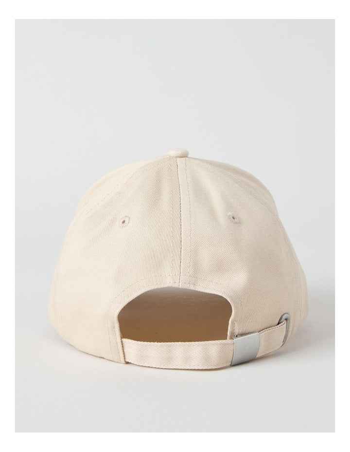 CAP WITH EMBROIDERY NATURAL