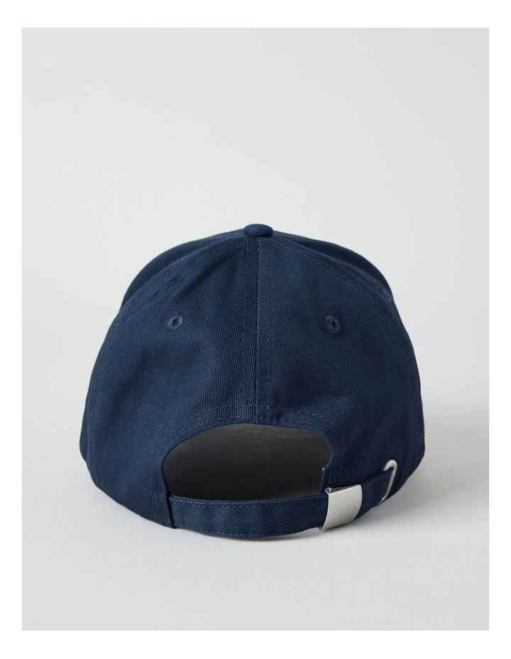 CAP WITH EMBROIDERY NAVY