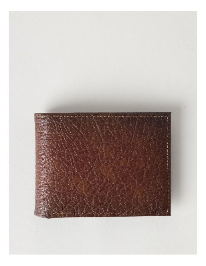 REVERSIBLE BELT & WALLET SET BROWN