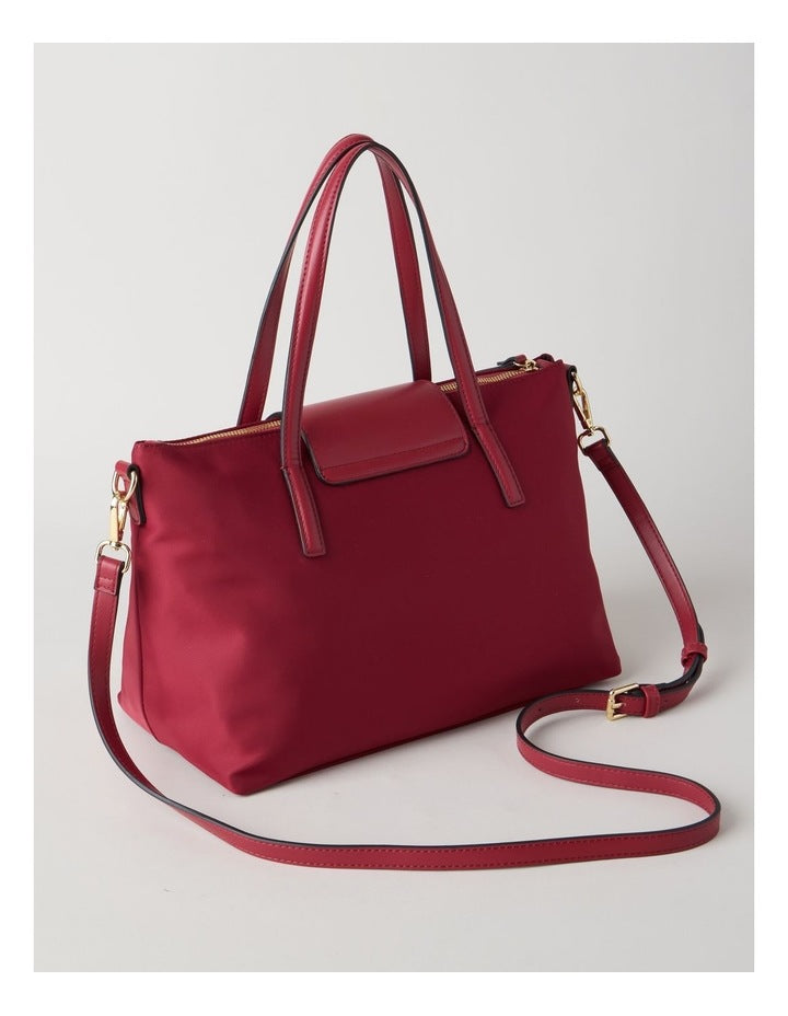 Beaumaris Satchel Bag in Red