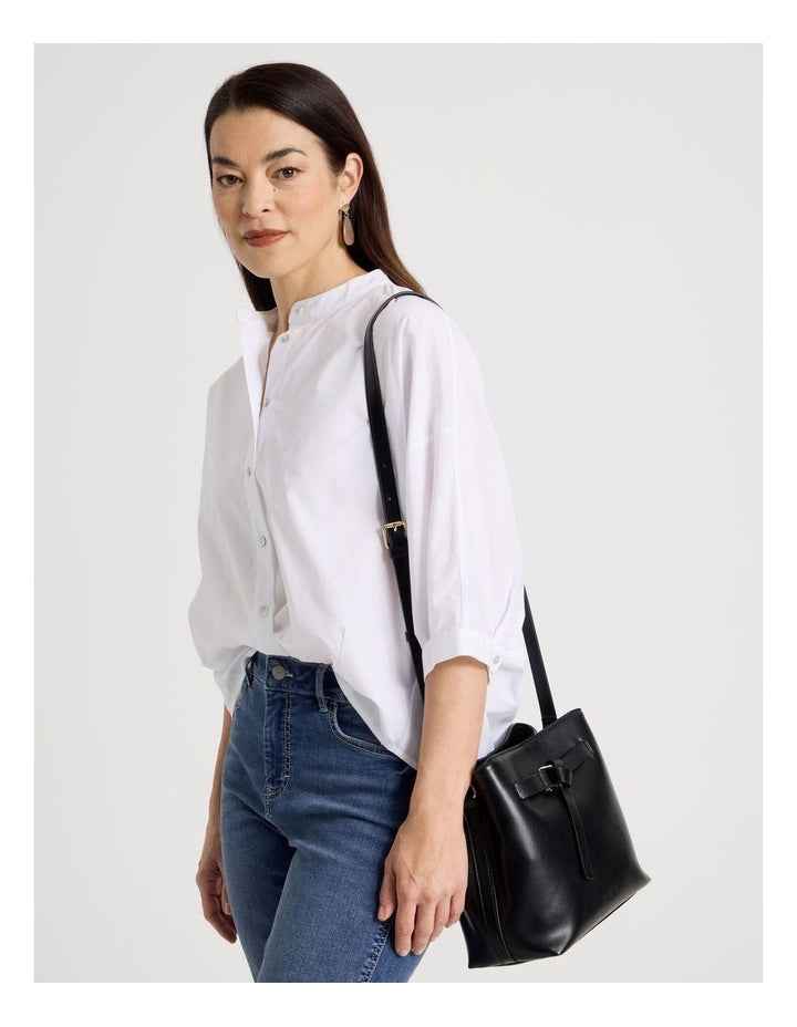 Hampton Crossbody Bag in Black