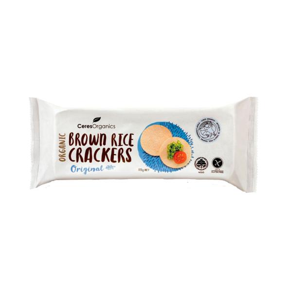 CERES ORGANIC BROWN RICE CRACKERS ORIGINAL