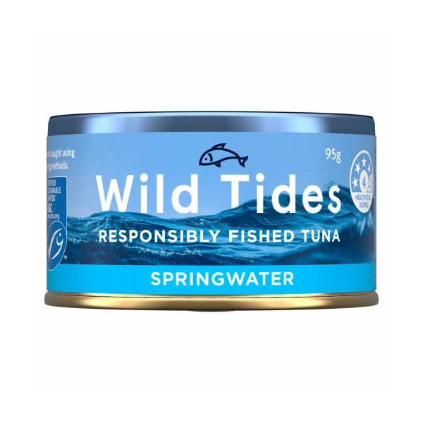 WILD TIDES TUNA SPRINGWATER 95G