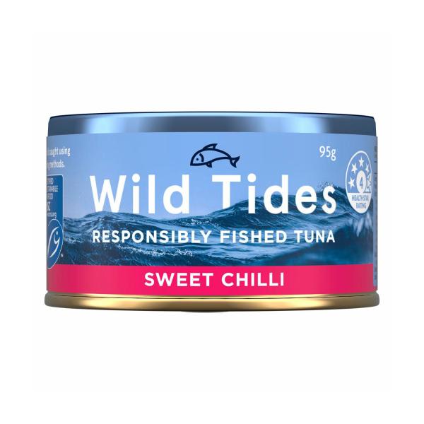WILD TIDES TUNA SWEET CHILLI 95G