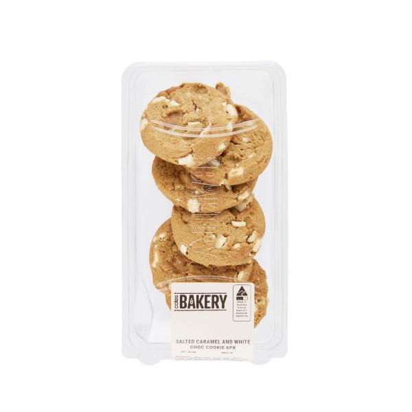 SALTED CARAMEL & WHITE CHOCOLATE COOKIE 6PK