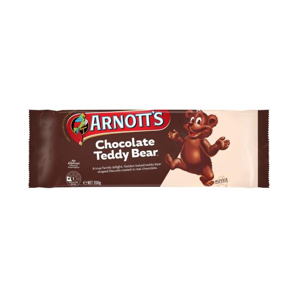 ARNOTTS CHOCOLATE TEDDY BEAR BISCUITS