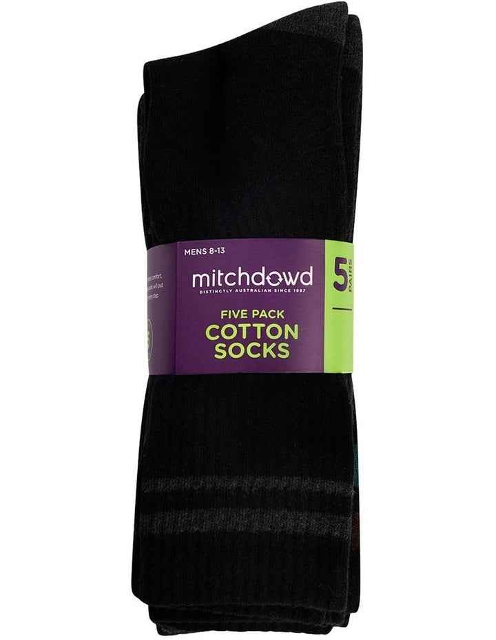 5 Pack Crew Sport Socks
