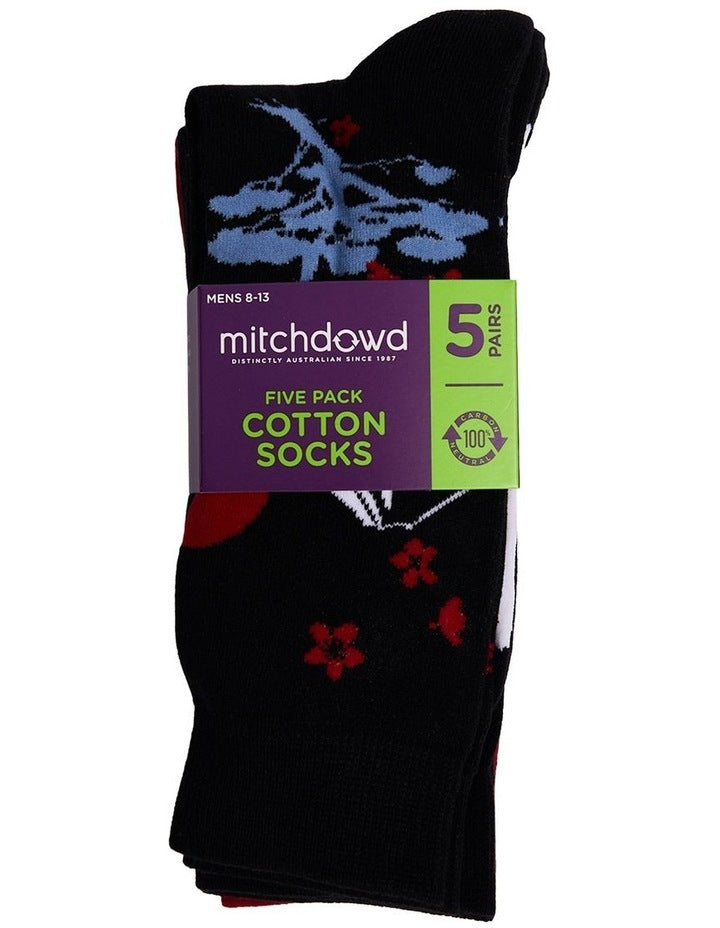 5 Pack Japan Cotton Socks