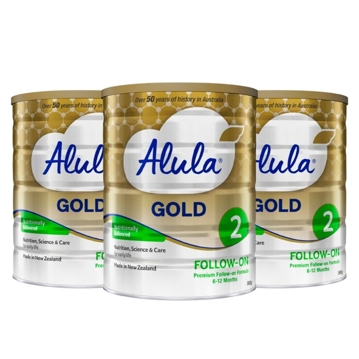 Alula Gold Stage 2 Infant Formula 3 x 900g