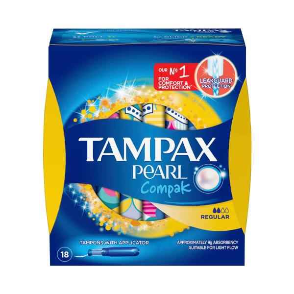Pearl Compak Regular Applicator Tampons
